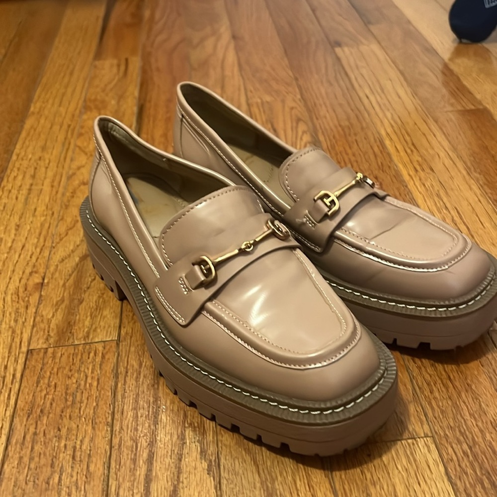 Sam Edelman Laurs Platform Loafers Maple sugar size 7